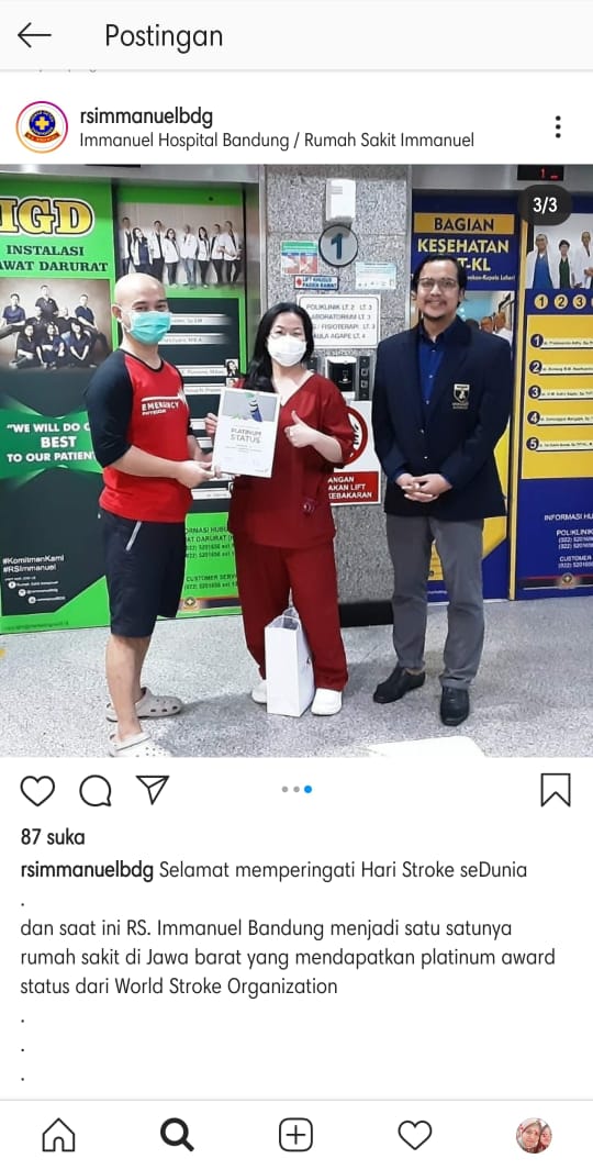 WSO Angels Platinum Award for Immanuel Bandung Hospital, Indonesia