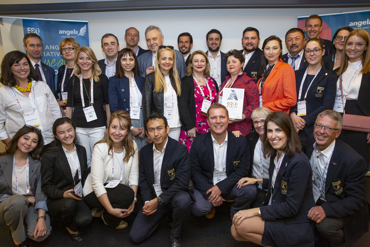 SPOTKANIE KOMITETU STERUJĄCEGO INICJATYWY ANGELS DS. NOWYCH KRAJÓW PODCZAS ESOC 2019 W MEDIOLANIE, WE WŁOSZECH. 