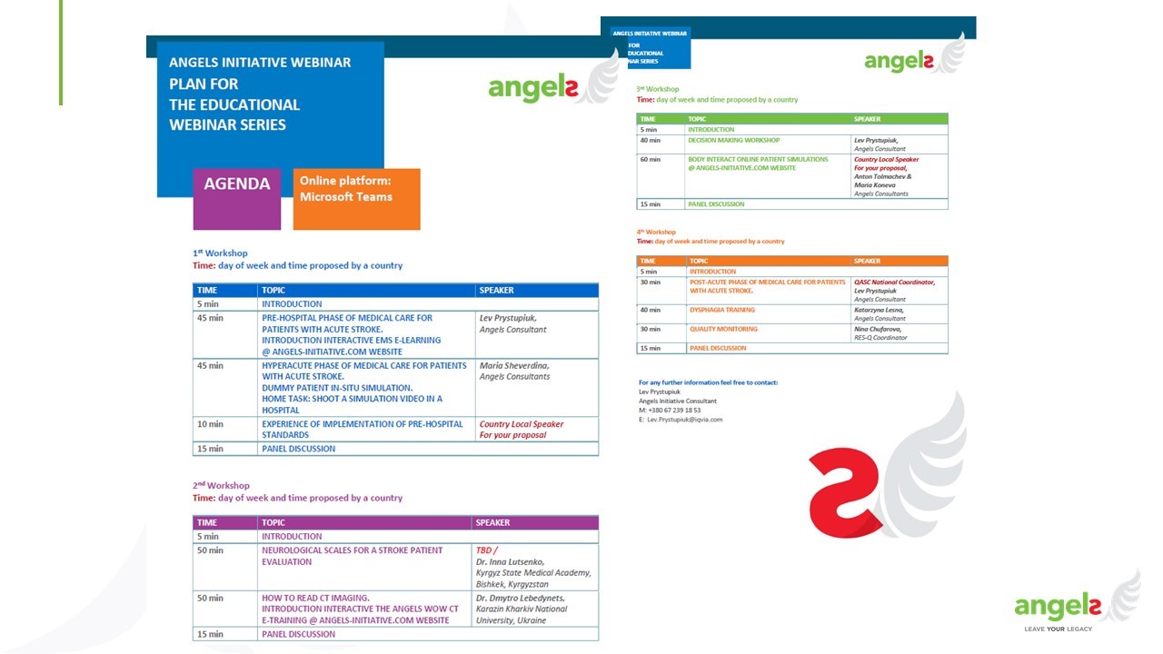 Agenda de formación virtual