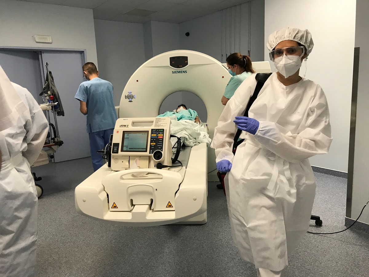 Personale della stroke unit presso il centro ospedaliero Tondela-Viseu