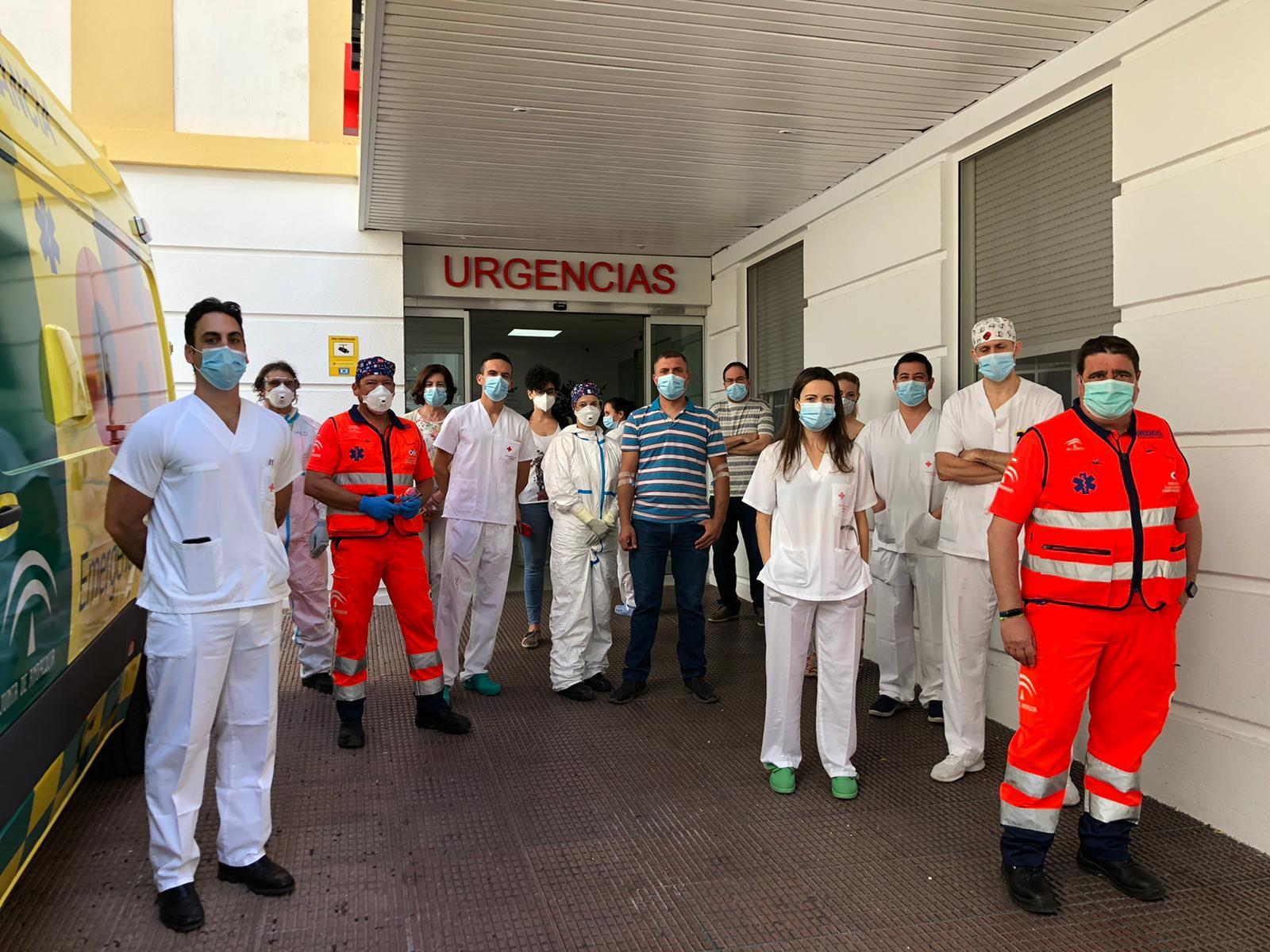 Stroke team of Hospital Cruz Roja in Cordoba