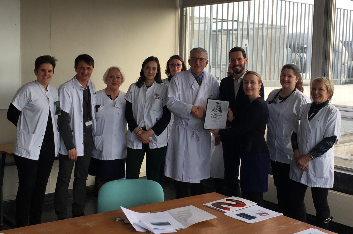 Hôpital Pierre Wertheimer, the first hospital to receive an ESO Angels Award in France