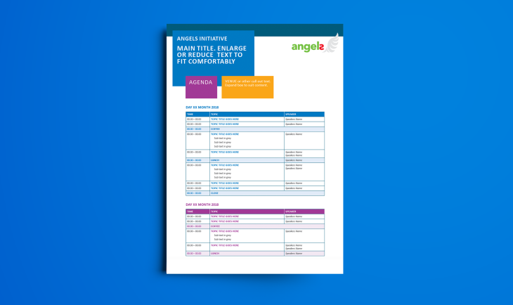 Agenda template