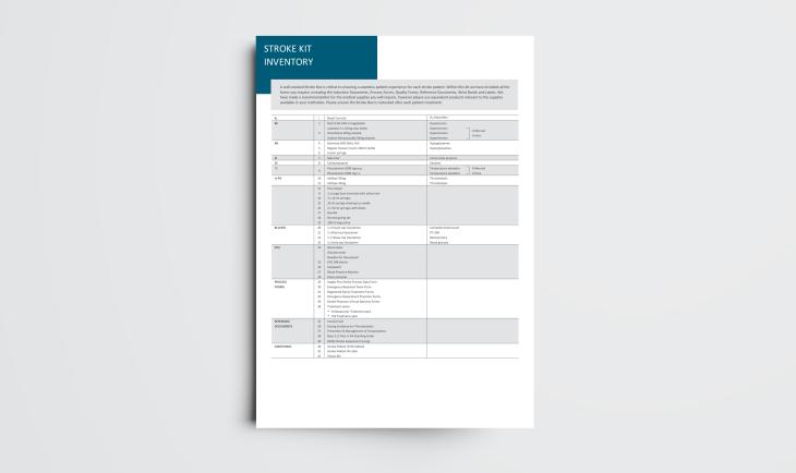 stroke shopping list