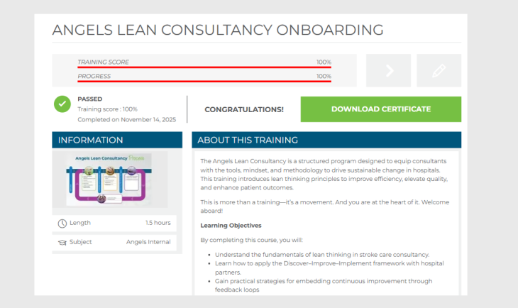 Lean Consultancy Onboarding Course